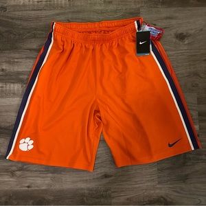 Clemson Tigers Mens NIKE Team Issue Epic Mesh Shorts Orange LARGE Brand New